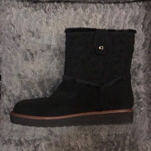 COACH Black Boots